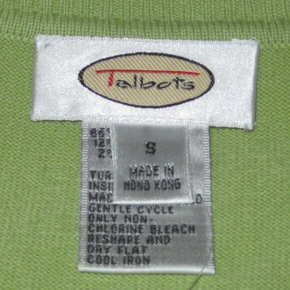 Talbots Short Sleeve Sweater Green Size Small NWT - Picture 5 of 6